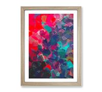 You Are My Destiny Abstract Framed Wall Art Print A2 Oak | Ready to Hang, Premium Gi Paper, Fade-Resistant Inks, Securely Packaged, UK Made