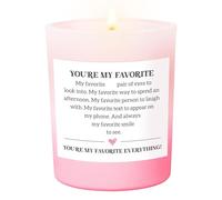 You are My Favorite - Lavender Scented Candle, Romantic I Love You Gift for Her & Him, Perfect Anniversary, Valentine's, Birthday, Wedding Present for Wife, Girlfriend, Husband, Boyfriend