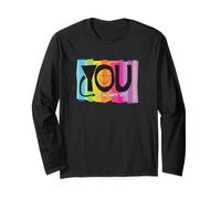 You are My Happy Spot Cheerful Positive Vibes Design Rainbow Long Sleeve T-Shirt