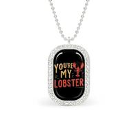 You Are My Lobster Women's Necklaces Pendant Necklace Fashion Diamond Jewelry with Chain