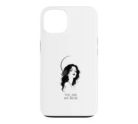 You Are My Muse Gothic Woman Rose Romantic Dark Art Case for iPhone 13