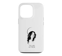 You Are My Muse Gothic Woman Rose Romantic Dark Art Case for iPhone 13 Pro