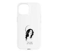 You Are My Muse Gothic Woman Rose Romantic Dark Art Case for iPhone 15