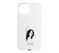 You Are My Muse Gothic Woman Rose Romantic Dark Art Case for iPhone 15 Plus