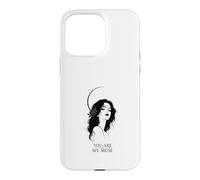 You Are My Muse Gothic Woman Rose Romantic Dark Art Case for iPhone 15 Pro Max
