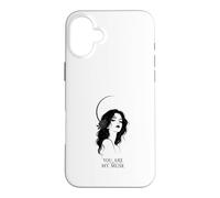You Are My Muse Gothic Woman Rose Romantic Dark Art Case for iPhone 16 Plus
