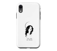 You Are My Muse Gothic Woman Rose Romantic Dark Art Case for iPhone XR