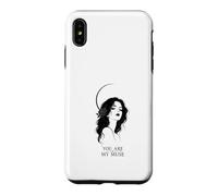 You Are My Muse Gothic Woman Rose Romantic Dark Art Case for iPhone XS Max