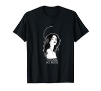 You are My Muse Gothic Woman Rose Romantic Dark Art T-Shirt
