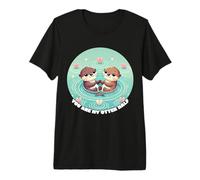 You are My Otter Half Cute Couple Love Pun Valentine Premium T-Shirt