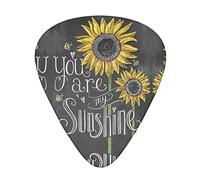 You are my sunflower Advanced guitar pick 12 pieces Three thicknesses for bass, electric guitar, acoustic guitar bag