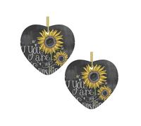 You Are My Sunflower Christmas Tree Ceramic Hanging Bauble Personalised Xmas Baubles Cute Christmas Ornaments Gifts For Kids Family Friends