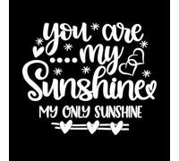 You are My Sunshine only Valentin Wall Decals Paster Paper 65.6x78.2cm Do not Damage The Wall Surface White