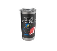You are My Sunshine - Reading Lamp Library Book Lover Stainless Steel Insulated Tumbler