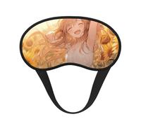 You are My Sunshine Sunflower Print Black Out Eye Mask for Sleeping Airplane, Sleep Mask Polyester for Home and Travel
