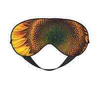 You are My Sunshine Sunflower Print Breathable Full-Cover Eye Mask Stylish Adjustable Nap Night Restful Environment