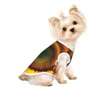 You are My Sunshine Sunflower Print Dog Lightweight Shirt,Summer Cool Breathable Dog t Shirts,Pet Sleeveless Stretchy Clothes