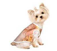 You are My Sunshine Sunflower Print Dog Shirt Summer Pet T-Shirts Stretchy Cats Dogs Tee Shirt Sleeveless Tank Top Dog Vest