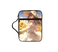 You Are My Sunshine Sunflower3 Print Book Protector Holder Case, Study Bible Carrying Case With Multiple Internal Compartments
