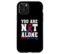 You Are Not Alone CHD Awareness Ribbon Design Case for iPhone 11 Pro