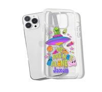 You Are Not Alone Slime Alien UFO Aesthetic TPU Custom Clear Compatible With iPhone 7 7S 8 SE 2020 X XR XS 11 12 13 14 15 16 16E 17 Air Pro Max Plus Mini Case Design Personalised Name Cover Silicone