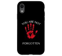 You Are Not Forgotten Native American Awareness Red Hand Case for iPhone XR
