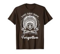 You are Not Forgotten - Native American Heritage Awareness T-Shirt, Men, Brown, Medium
