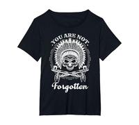 You are Not Forgotten - Native American Heritage Awareness T-Shirt, Women's Plus, Black, 5X