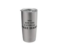 You are Now Entering Free Derry Black Print Stainless Steel Insulated Tumbler