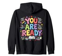 You are Ready Test Day Motivational Student Teacher School Zip Hoodie