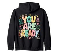 You are Ready Test Day Motivational Student Teacher School Zip Hoodie