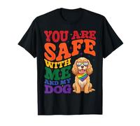 You are Safe with Me and My Cocker Spaniel Dog Pride LGBTQ T-Shirt