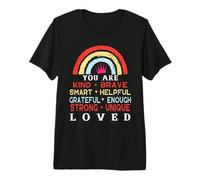 You are Smart Brave Strong Kind Loved Motivation Teacher Kid Premium T-Shirt