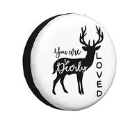 You are So Deeply Loved Funny Tire Cover Universal Protector for Truck, SUV, Trailer, Camper, Rv, 14 inch