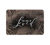 You Are So Loved Vintage Couples Indoor Doormat Absorbent Bath Rugs Entrance Non Slip Front Door Mat Floor Mats For Bathroom Bedroom Living Room Decor 20x32inch