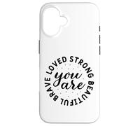 You are strong Christian men and women thankful grateful Case for iPhone 16