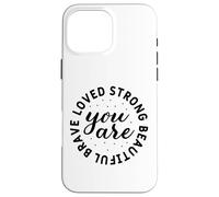 You are strong Christian men and women thankful grateful Case for iPhone 16 Pro Max