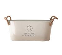 ‘You Are The Berry Best’ Strawberry Planter - Plant Pot Leaving Present For Colleagues Her - Gardening Gift For Teachers Thank You - Indoor Plant Pot - Small Planter