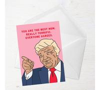 You Are The Best Mum. Really Terrific, Everyone Agrees Greetings Card - Large Card