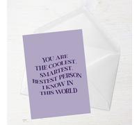 You Are The Best Person Greetings Card - Standard Card