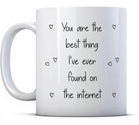 You are The Best Thing I Have Found on The Internet - Online Dating Couples Gift Mug, Ceramic Coffee Mug, 11oz