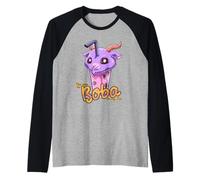 You are The Boba to My Tea - Baphomet Bubble Tea Boba Tea Raglan Baseball Tee