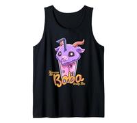 You are The Boba to My Tea - Baphomet Bubble Tea Boba Tea Tank Top