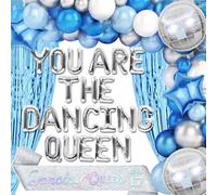 You are the Dancing Queen Balloons Dancing Queen Bachelorette Decorations Mamma Mia Party Decoration 70s Decoration Disco Party Decors