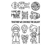 You are The Friend I've Been Looking for Women Robot Transparent Silicone Clear Stamp Metal Cutting Die Set for Card Making DIY Scrapbooking Handmade Crafts Embossing Stencil Decoration