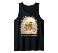 You are The Frog to My Toad Tandem Bicycle Art Tank Top
