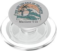 You Are The Salt of the Earth - Matthew 5:13 Retro Wave PopSockets PopGrip for MagSafe