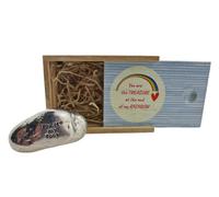 You Are The Treasure Rainbow, You Are My Rock Gift With Solid Metal Rock (rock-treasure)