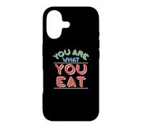 You Are What You Eat Healthy Diet Nutrition Quote Funny Case for iPhone 17