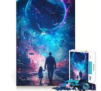 You Are with Me 1000-piece Jigsaw Puzzles Think Exercise Game Tight Interlock No Gaps Interactive Brain Challenge for Home (50x75cm)
